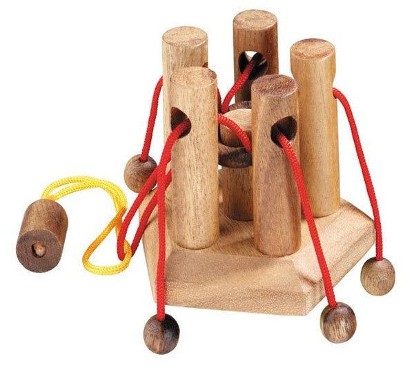 Family Tie - Wooden String puzzle