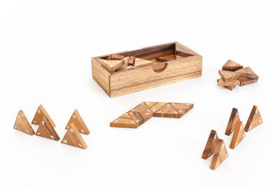 Triominos - Wooden Game