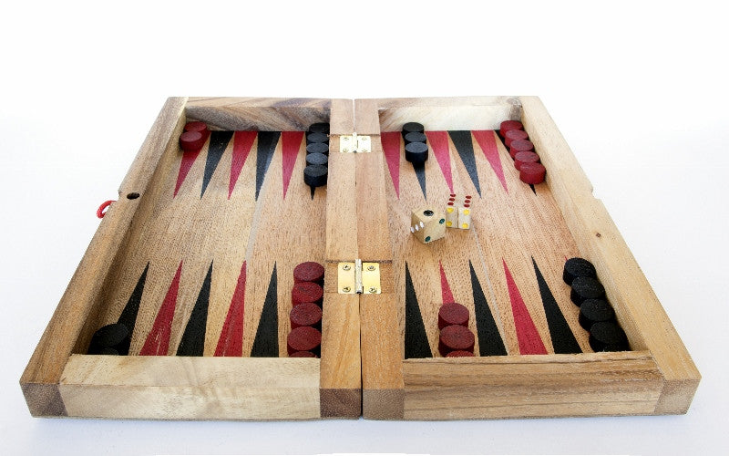 Chess Backgammon Big - Wooden Game