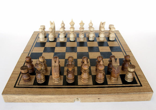 Chess Backgammon Big - Wooden Game