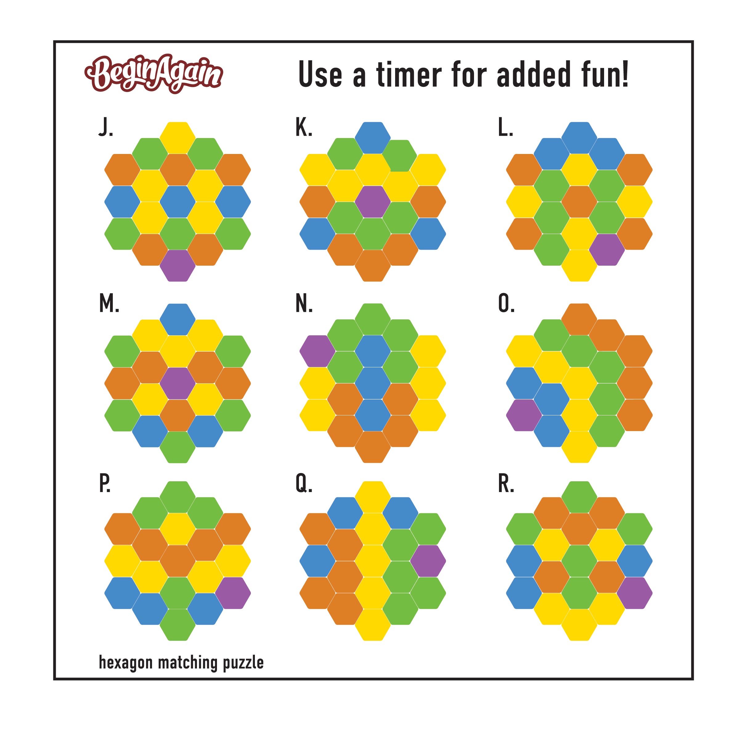 Hexagon Puzzle Game