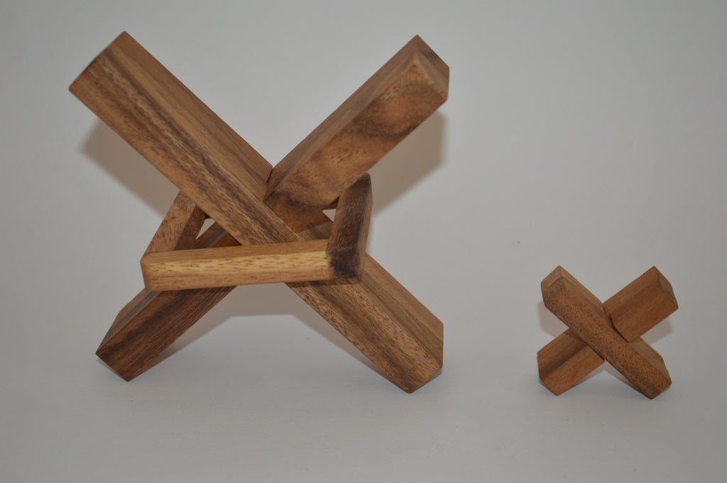 Mini Mad X - Brain Teaser Wooden Game