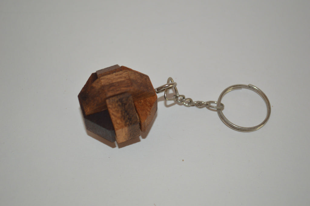 Nails Keychain - Wooden Puzzle