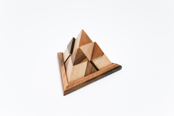Pyramid 14 Pieces - Wooden Puzzle