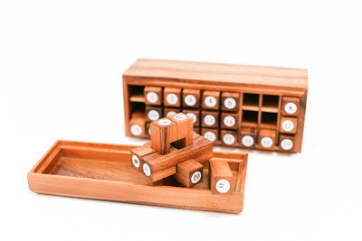 Combination Burr Box - Brain Teaser Wooden Puzzle