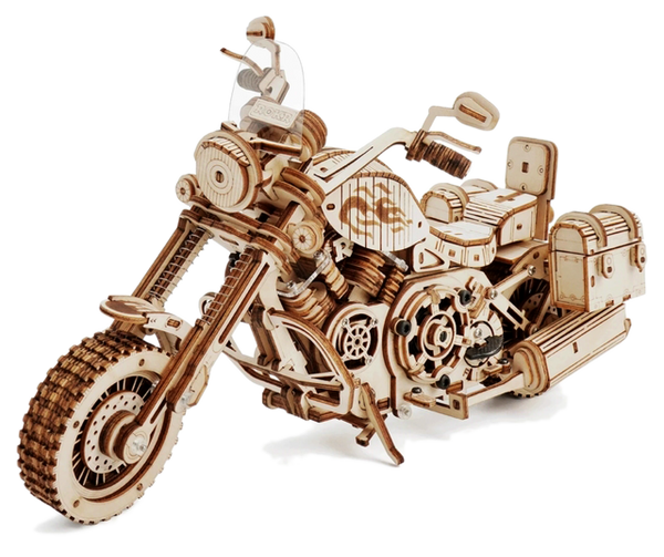 Motorcycle - 3D Wooden model