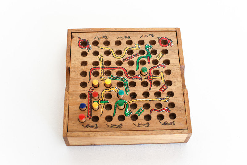 Snakes & Ladders - Wooden Game