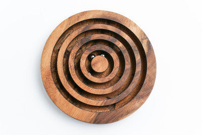 Spiral Maze - Wooden Game