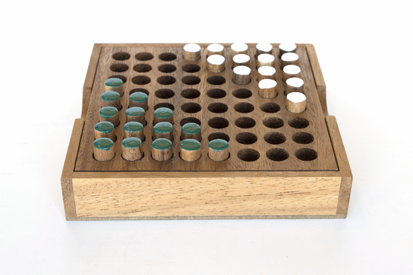 Chinese Checkers Couple - Wooden Game