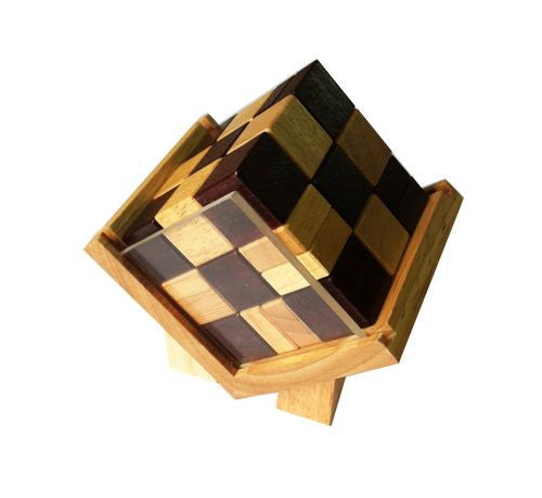 Cube in a Box - Wooden Puzzle