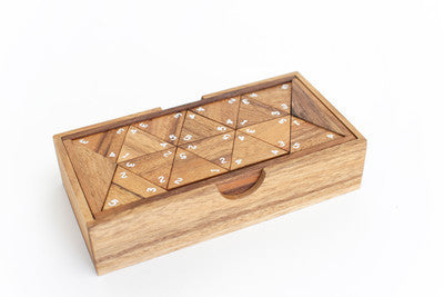 Triominos - Wooden Game - Solve It! Think Out of the Box